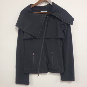 Anatomie Womens Funnle Neck Asymmetric Jacket Size S Black Baddie Biker Outdoors